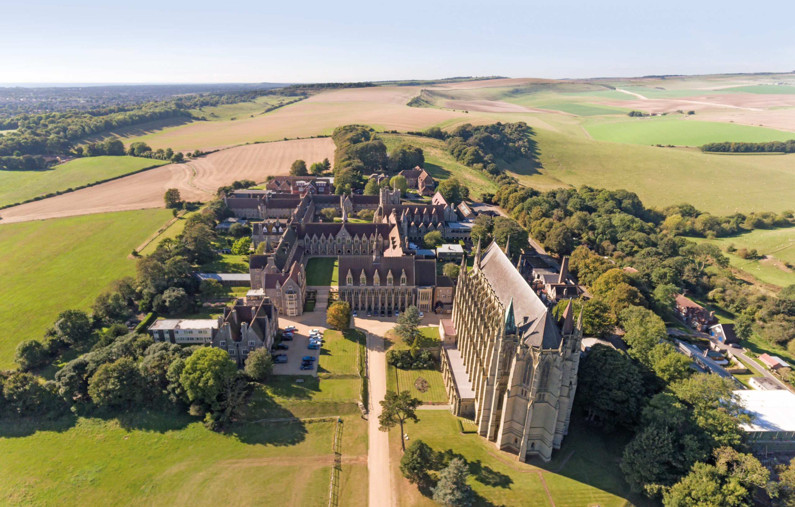 Lancing College Hilary Dugdale UK Aerial