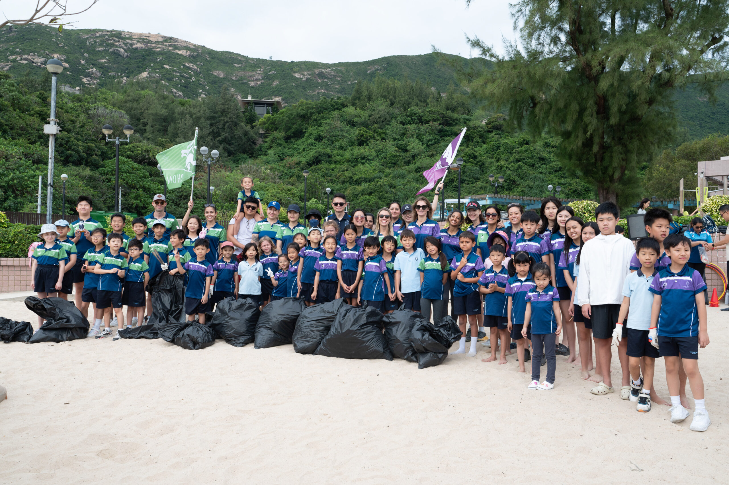 Wycombe Abbey Hong Kong Community Event Nov 2024 Beach Cleaning Day